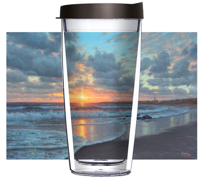 22oz Tumbler - Mercies are New w/ Black Lid 08-JQ-MK-MERSUN