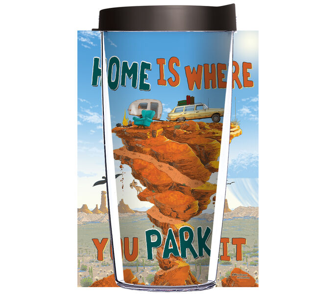 28oz Mega Tumbler - Home Where You Park It Canyon w/ Black Lid H2-JQ-NE-11145