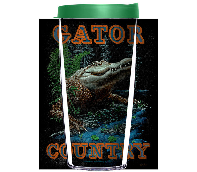 28oz Sport Tumbler - Gator Country w/ Gray Lid ST-JQ-NW-1189