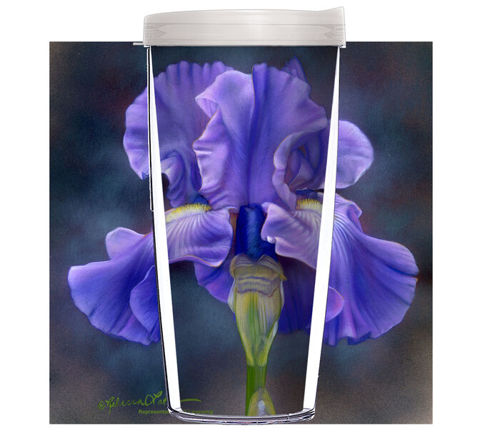 22oz Tumbler - Iris3 w/ Clear Lid 08-JQ-RL-247