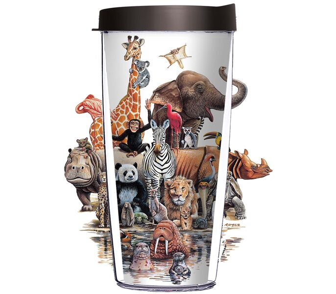 16oz Short Tumbler - Noah's Ark 2 without lid 01-JQ-RM-1234