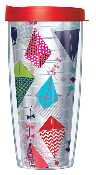 28oz Sport Tumbler - Kites w/ Gray Lid ST-KTE