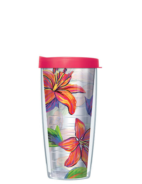 24oz Flareside Tumbler - Lily w/ Black Lid 24F-LLY