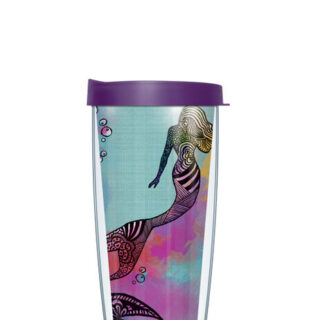 24oz Flareside Tumbler - Mermaid w/ Black Lid 24F-MER1