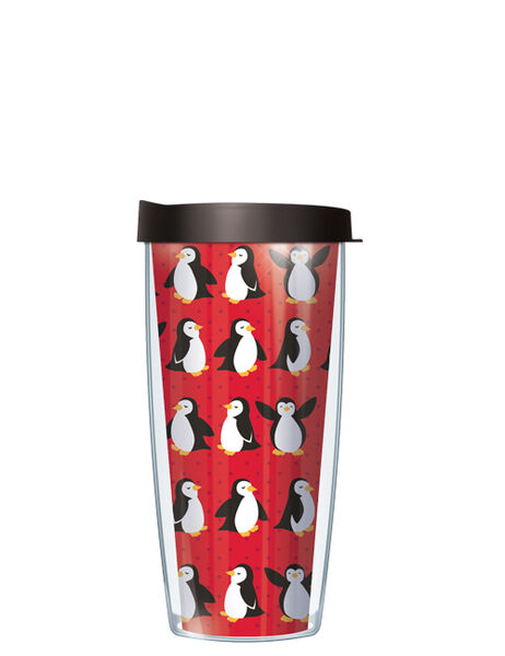 16oz Short Tumbler - Penguin without lid 01-PNG