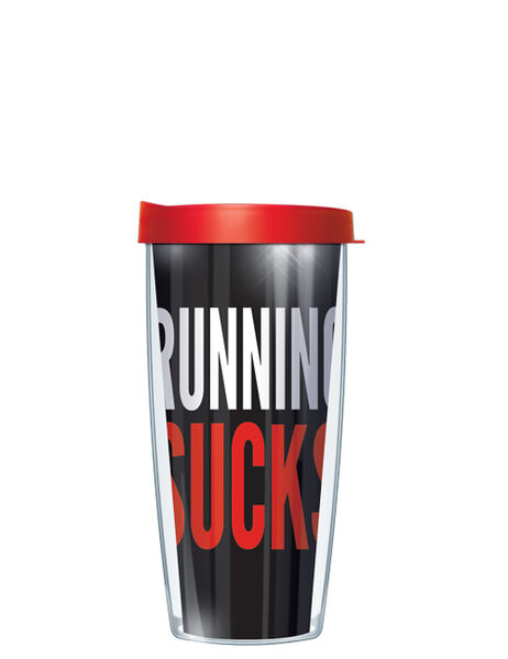 28oz Sport Tumbler - Running Sucks w/ Gray Lid ST-RUS