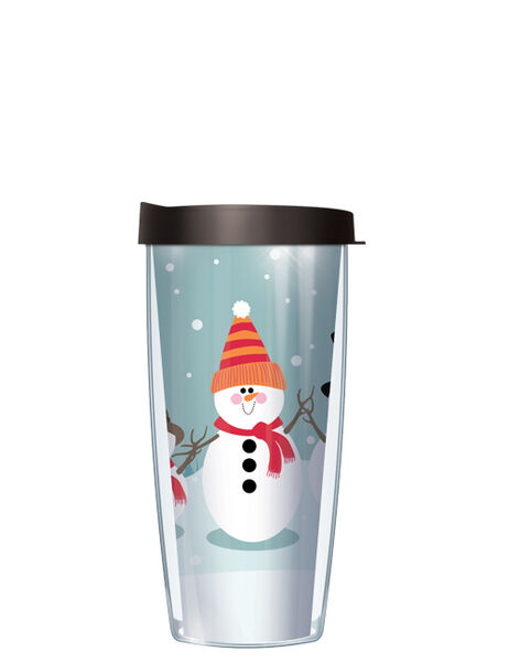 28oz Sport Tumbler - Snow Friends w/ Gray Lid ST-SME