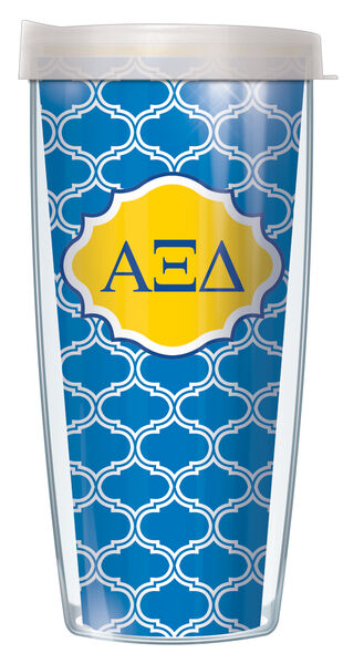 18oz Handle Mug - Alpha Xi Delta Duofoil w/ Black Lid 06-SOR-AXD1