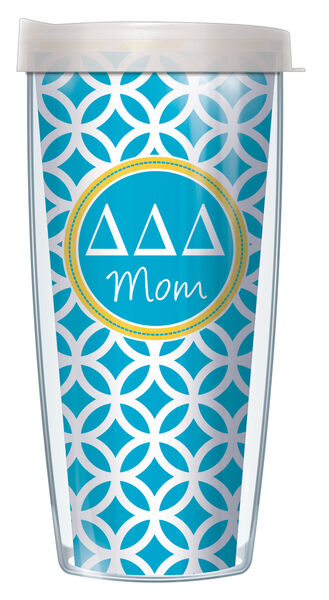 28oz Sport Tumbler - Delta Delta Delta Mom Roundabout w/ Gray Lid ST-SOR-DDD2M