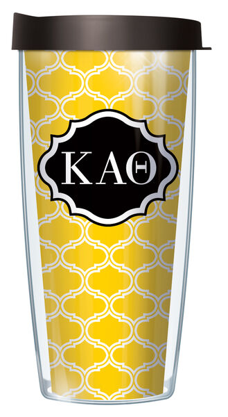 24oz Flareside Tumbler - Kappa Alpha Theta Duofoil w/ Black Lid 24F-SOR-KAT1