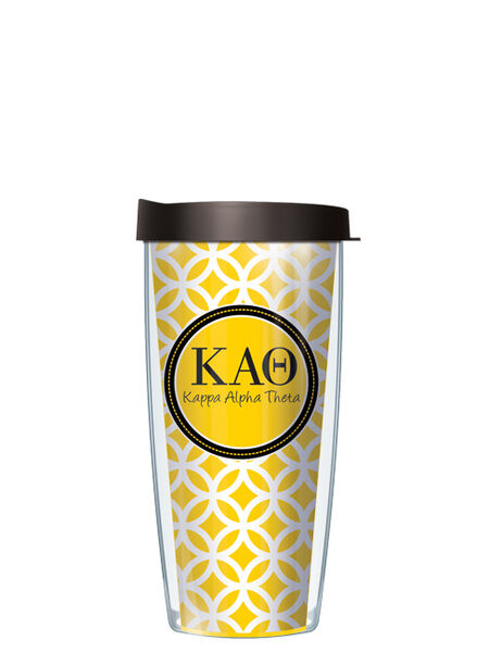 16oz Short Tumbler - Kappa Alpha Theta Roundabout without lid 01-SOR-KAT2