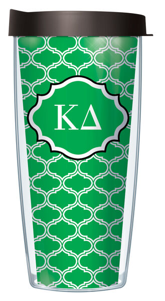 16oz Short Tumbler - Kappa Delta Duofoil without lid 01-SOR-KD1