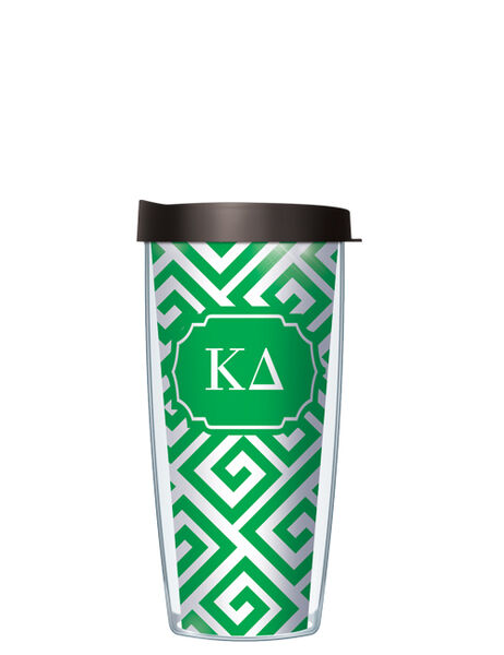 28oz Sport Tumbler - Kappa Delta Greek Key w/ Gray Lid ST-SOR-KD3