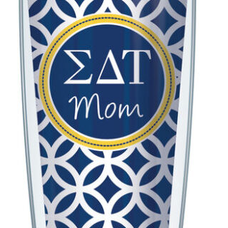 28oz Sport Tumbler - Sigma Delta Tau Mom Roundabout w/ Gray Lid ST-SOR-SDT2M