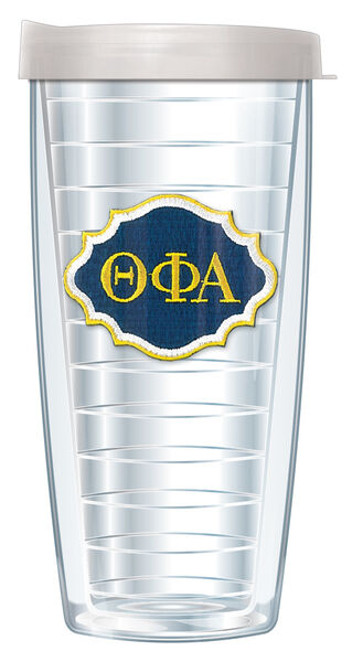 28oz Mega Tumbler - Theta Phi Alpha Patch w/ Clear Lid H2-SOR-TPA-E