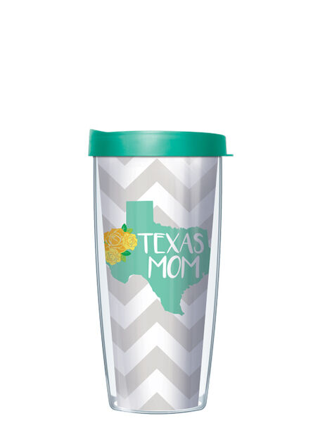 18oz Handle Mug - Texas Mom w/ Black Lid 06-TEM