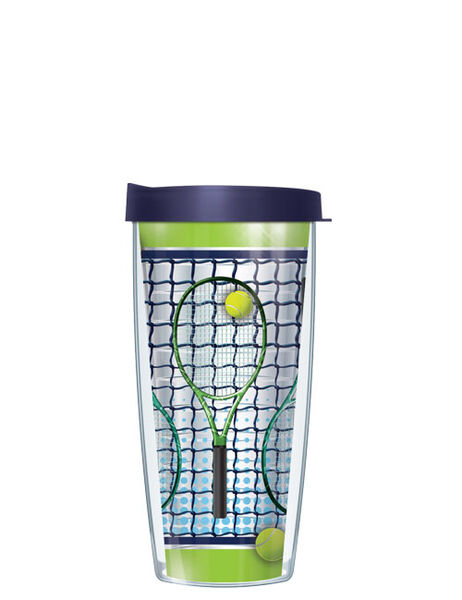 24oz Flareside Tumbler - Tennis Racquets w/ Blue Lid 24F-TNR