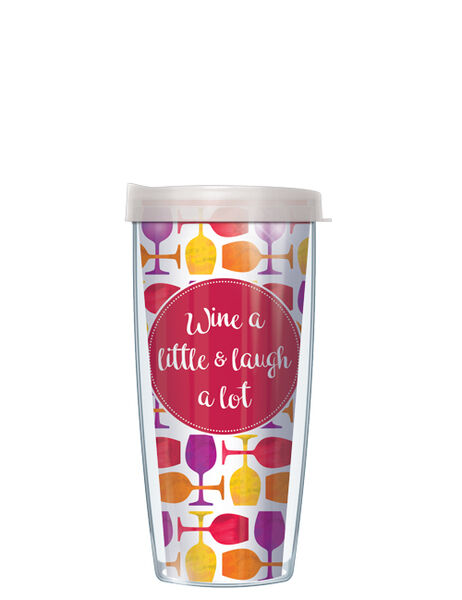 28oz Sport Tumbler - Wine a Little w/ Gray Lid ST-WAL