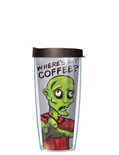 16oz Short Tumbler - Where's My Coffee? without lid 01-WMC