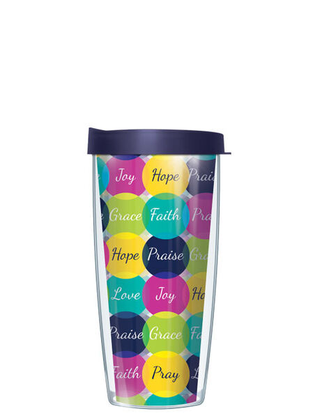 28oz Sport Tumbler - Faith Words w/ Gray Lid ST-WOR1