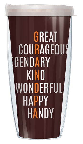 28oz Sport Tumbler - Grandpa Words w/ Gray Lid ST-WORG