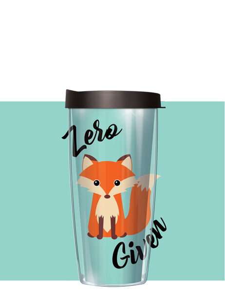 16oz Short Tumbler - Zero Fox Given without lid 01-ZFG